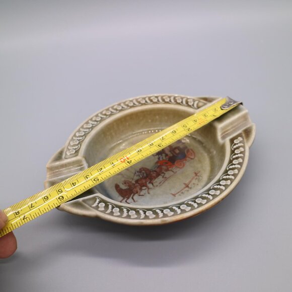 Vintage Irish Porcelain Wade Co Armagh Irish Jaunting Ashtray - Picture 4 of 4